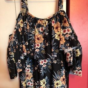 Charlotte Russe off the shoulder swimsuit